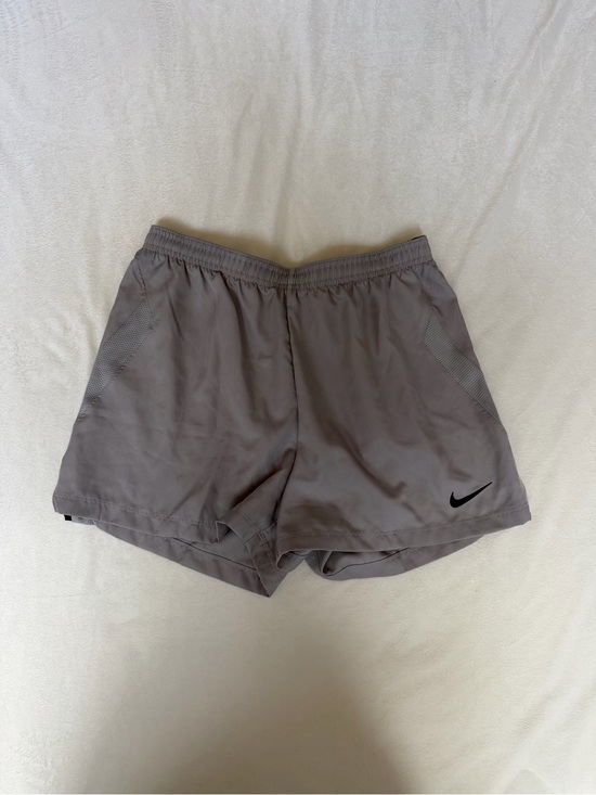 Nike Pants - Nike Men’s Light Gray Athletic Shorts with Black Swoosh